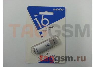 Флеш-накопитель 16Gb Smartbuy V-Cut Silver