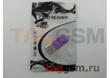 Картридер для Micro SD (пластик) (в ассортименте)