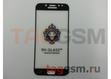Пленка / стекло на дисплей для Samsung J7 / J730 Galaxy J7 (2017) (Gorilla Glass) 5D (черный) техпак