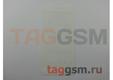 Пленка / стекло на дисплей для XIAOMI Redmi Note 5A (Gorilla Glass) 5D (белый) техпак