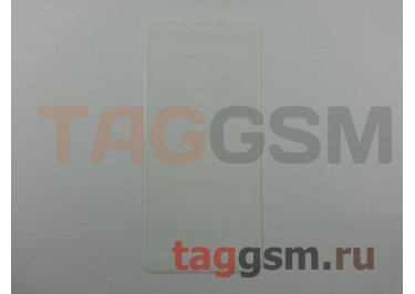 Пленка / стекло на дисплей для XIAOMI Redmi 5 (Gorilla Glass) 5D (белый) техпак