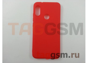Задняя накладка для Xiaomi Mi A2 Lite (силикон, матовая, красная (Soft Matte)) NEYPO