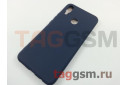 Задняя накладка для Huawei P Smart Plus (силикон, матовая, синяя (Soft Matte)) NEYPO