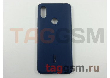 Задняя накладка для Xiaomi Redmi S2 (силикон, матовая, синяя) Cherry