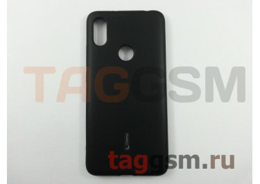 Задняя накладка для Xiaomi Redmi S2 (силикон, матовая, черная) Cherry