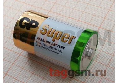 Элементы питания LR20-2BL (батарейка,1.5В) (2 / 20 / 160) GP Alkaline