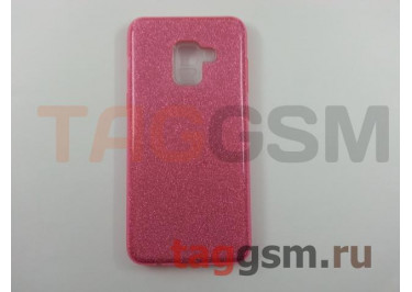 Задняя накладка для Samsung A8 / A530 Galaxy A8 (2018) (силикон, розовая (BRILLIANT)) NEYPO