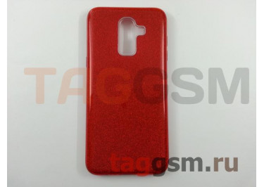 Задняя накладка для Samsung A8 Plus / A730F Galaxy A8 Plus (2018) (силикон, красная (BRILLIANT)) NEYPO
