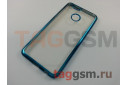 Задняя накладка для Huawei Honor 7X (силикон, прозрачная, с окантовкой, синяя) NEYPO