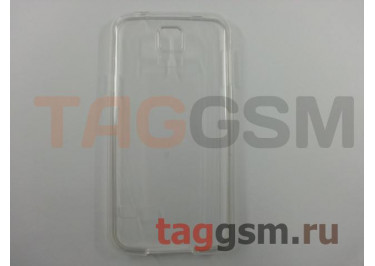 Задняя накладка для Samsung G900 / i9600 Galaxy S5 (силикон, ультратонкая, прозрачная), техпак