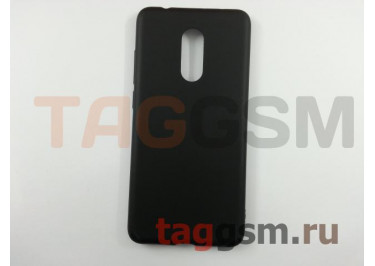 Задняя накладка для Xiaomi Redmi 5 (силикон, черная (NEON)) NEYPO