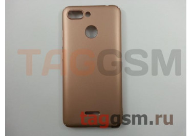 Задняя накладка для Xiaomi Redmi 6 (матовая, золото) NEYPO