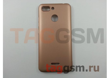 Задняя накладка для Xiaomi Redmi 6 (матовая, розовое золото) NEYPO