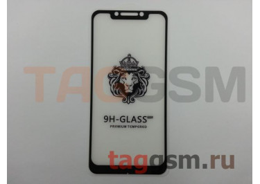 Пленка / стекло на дисплей для XIAOMI Pocophone F1 (Gorilla Glass) 5D (черный) техпак