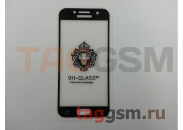 Пленка / стекло на дисплей для Samsung A3 / A320 Galaxy A3 (2017) (Gorilla Glass) 5D (черный) техпак