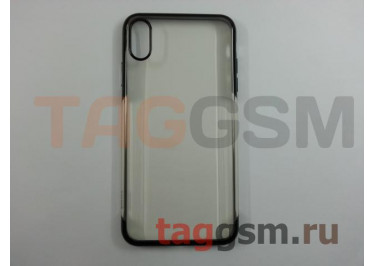 Задняя накладка для iPhone XS Max (силикон, черная (Shining)) Baseus