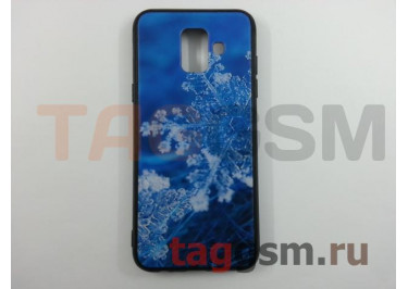 Задняя накладка для Samsung A6 / A600 Galaxy A6 (2018) (пластик с силиконовой окантовкой, 