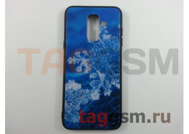Задняя накладка для Samsung J8 / J810 Galaxy J8 (2018) (пластик с силиконовой окантовкой, 
