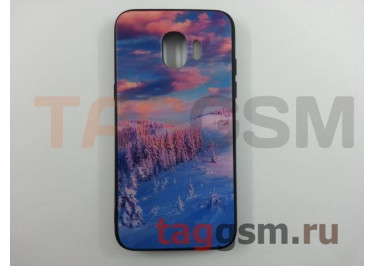 Задняя накладка для Samsung J2 / J250 Galaxy J2 (2018) (пластик с силиконовой окантовкой, 
