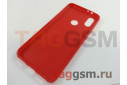Задняя накладка для Xiaomi Mi A2 (силикон, матовая, красная) Cherry