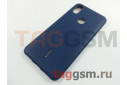 Задняя накладка для Xiaomi Mi A2 (силикон, матовая, синяя) Cherry
