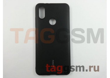 Задняя накладка для Xiaomi Mi A2 (силикон, матовая, черная) Cherry