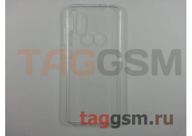 Задняя накладка для Xiaomi Redmi Note 6 Pro (силикон, ультратонкая, прозрачная), техпак