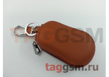 Чехол для автомобильных ключей Lexus (кожа) (коричневый) тип 2