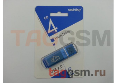 Флеш-накопитель 4Gb Smartbuy Glossy series Blue