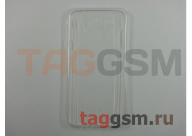 Задняя накладка для Samsung G611 Galaxy J7 Prime 2 (силикон, прозрачная) техпак