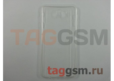Задняя накладка для Samsung G610F Galaxy J7 Prime (силикон, прозрачная) техпак