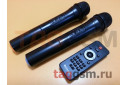Колонка (MR-105) (Bluetooth+USB+SD+MicroSD+FM+EQ+LED+2 BTмикрофона+пульт+дисплей) (черная)