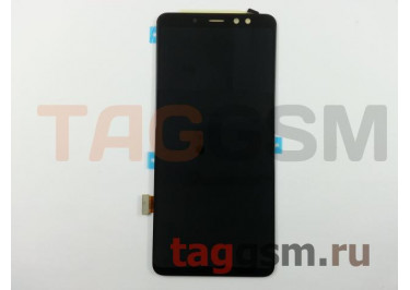 Дисплей для Samsung  SM-A730 Galaxy A8 Plus (2018) + тачскрин (черный), ОРИГ100%