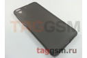 Задняя накладка для Huawei Honor 5A (силикон, ультратонкая, матовая, черная) Jekod / KissWill