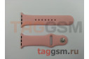 Ремешок для Apple Watch 38mm / 40mm / 41mm (силикон, розовый), размер S / M