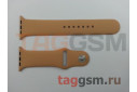 Ремешок для Apple Watch 42mm / 44mm / 45mm / 49mm (силикон, золотой), размер M / L