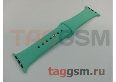 Ремешок для Apple Watch 38mm / 40mm / 41mm (силикон, синее море), размер S / M