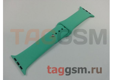 Ремешок для Apple Watch 42mm / 44mm / 45mm / 49mm (силикон, синее море), размер M / L