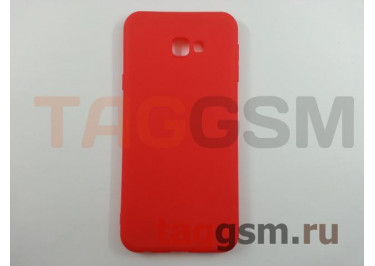 Задняя накладка для Samsung J4 Plus / J415 Galaxy J4 Plus (2018) (силикон, матовая, красная (Soft Matte)) NEYPO
