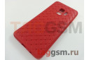 Задняя накладка для Samsung G960FD Galaxy S9 (плетение, красная (Weaving Case)) Baseus
