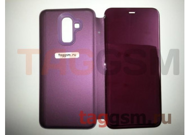 Чехол-книжка для Samsung J8 / J810 Galaxy J8 (2018) Clear View Standing Cover (пурпурный)