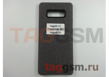Задняя накладка для Samsung N950F Galaxy Note 8 Hiha Canvas Pattern (темно-серая)