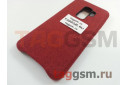 Задняя накладка для Samsung G965FD Galaxy S9 Plus Hiha Canvas Pattern (красная)