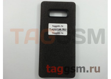 Задняя накладка для Samsung N950F Galaxy Note 8 Hiha Canvas Pattern (черная)