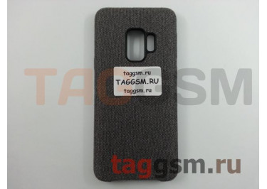 Задняя накладка для Samsung G960FD Galaxy S9 Hiha Canvas Pattern (темно-серый)