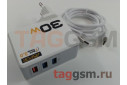 Сетевое зарядное устройство 2 выхода USB 2400mA + 1 выход USB 3.0 быстрая зарядка + кабель USB - Type-C (A858Q) ASPOR