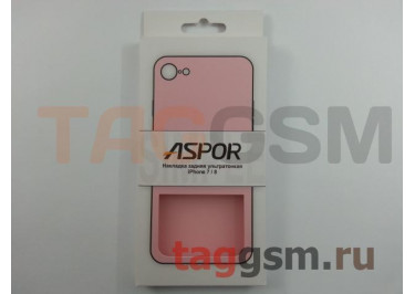 Задняя накладка для iPhone 7 / 8 (4.7") (серия SIMPLE, ультратонкая, розовая) ASPOR