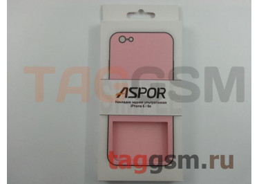 Задняя накладка для iPhone 6 / 6S (4.7") (серия SIMPLE, ультратонкая, розовая) ASPOR