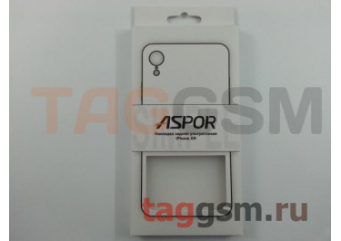 Задняя накладка для iPhone XR (серия SIMPLE, ультратонкая, белая) ASPOR