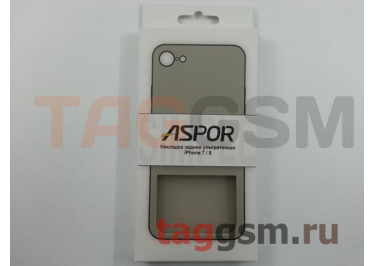 Задняя накладка для iPhone 7 / 8 (4.7") (серия SIMPLE, ультратонкая, серая) ASPOR